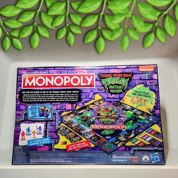 NEW Monopoly TMNT Teenage Mutant Ninja Turtles BOARD GAME Mutant Mayhem Edition - Picture 3 of 9